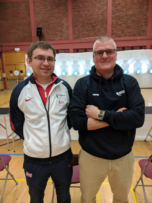 With Waldek Mickiewicz, ISSF World Masters Champion & 2020 British Champion