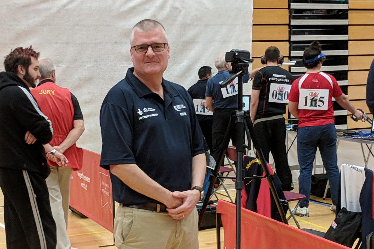 Jim at the Welsh Open, 2018